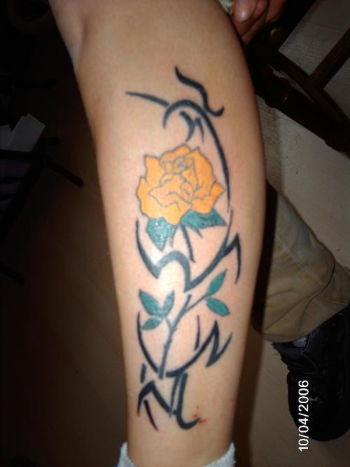 Photo de rose tribal, tribal, noir blanc