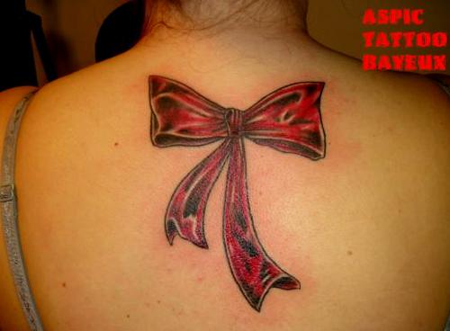 Photo de ruban, lacet, ruban réalisé par Aspic  Tattoo