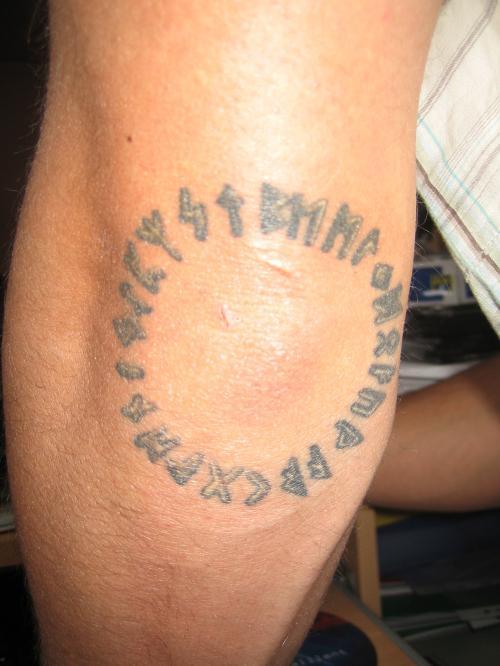 Photo de Runes viking, viking, tatouage