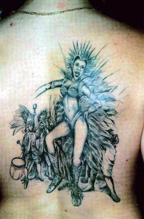 Photo de scène de samba, réaliste, portrait réalisé par Patrick Tattoo's Family