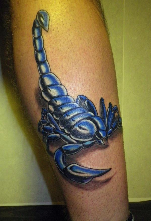 Photo de scorpion métalique, insecte, scorpion réalisé par Studio Phénix