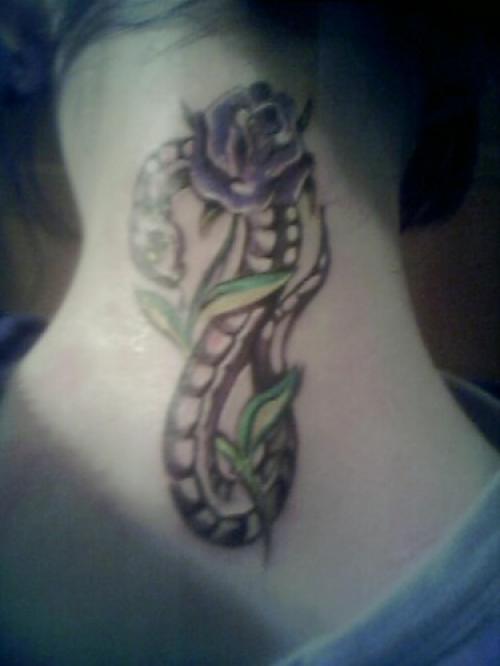 Serpent et rose