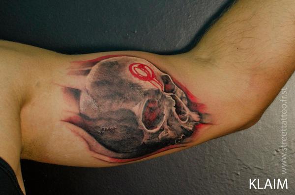 Photo de skull1, réaliste, hardcore réalisé par Street Tattoo