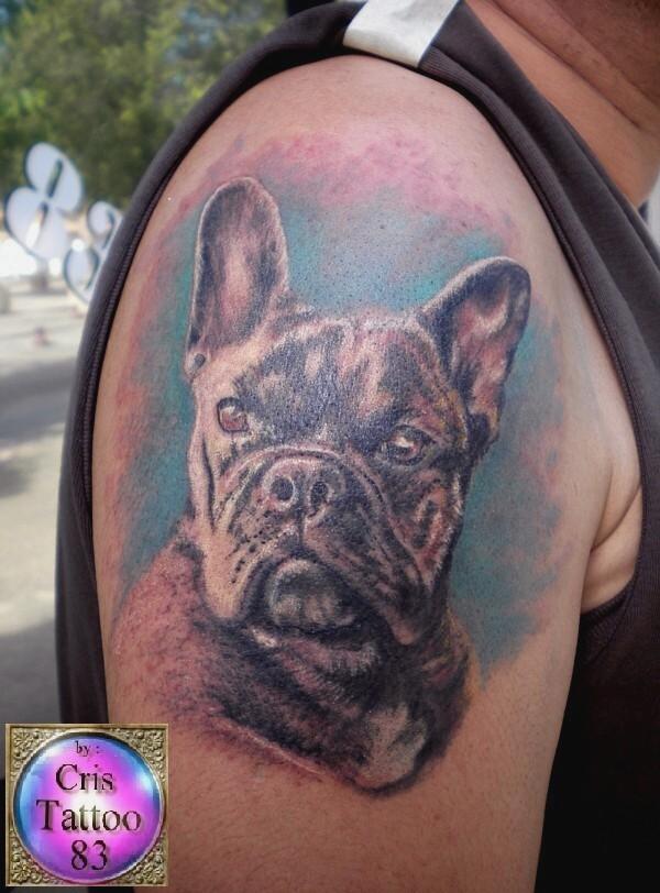 Tatouage Boule Dogue