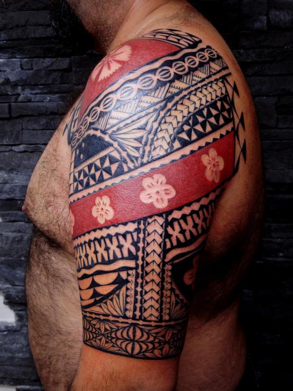 Photo de Tatouage Fijien, maori, polynésien réalisé par Manao Tiki Tattoo