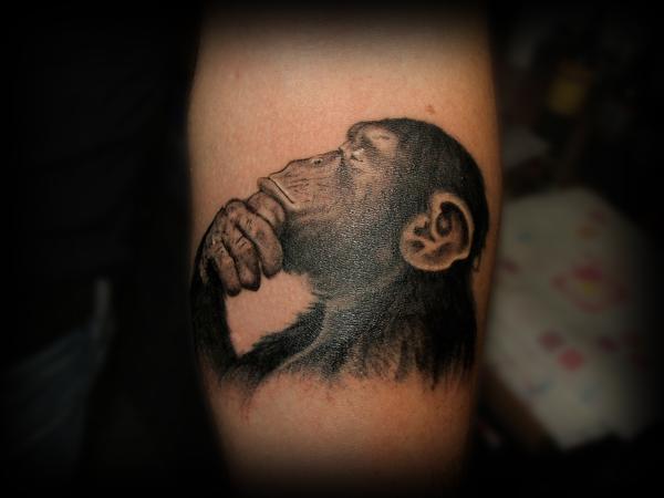 tatouage singe