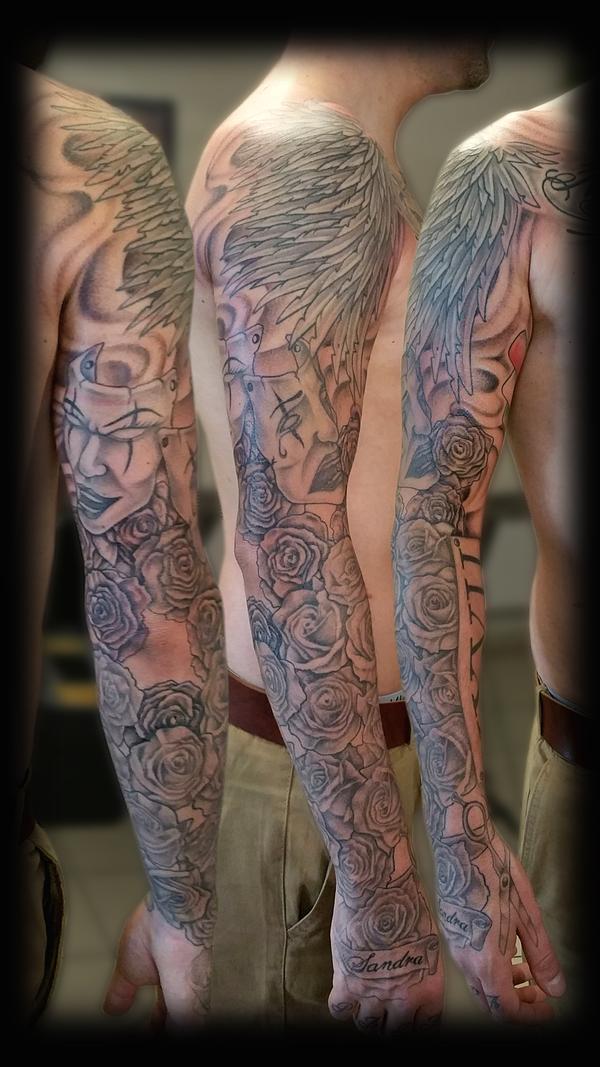 tatouge Bras complet