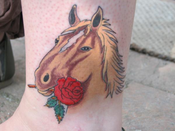 Photo de Tête de cheval, tête, cheval réalisé par authentic tatoo