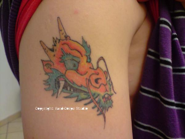 Tête de dragon oriental