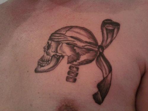Photo de Tête de mort, tête de mort, tatouage