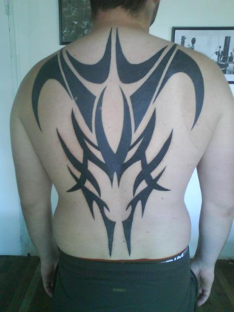 Photo de tête de taureau tribal, tribal, tatouage