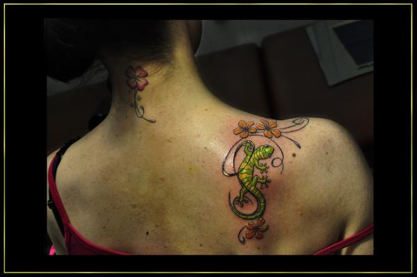 Tréfle et Gecko en couleurs