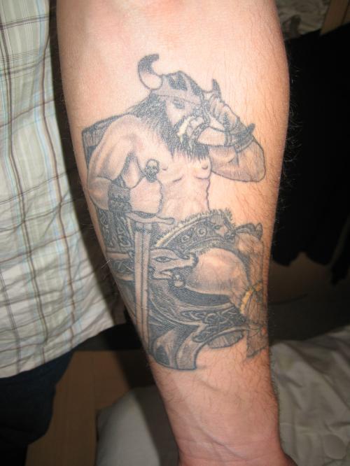 Photo de Viking, viking, tatouage