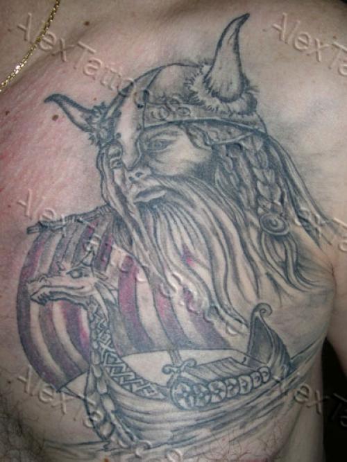 Photo de Viking, viking, cetique réalisé par Déco Corps Peau