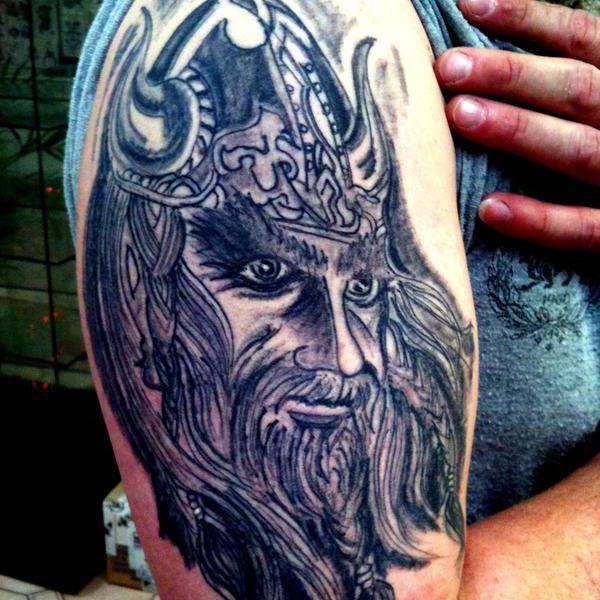 Visage de viking