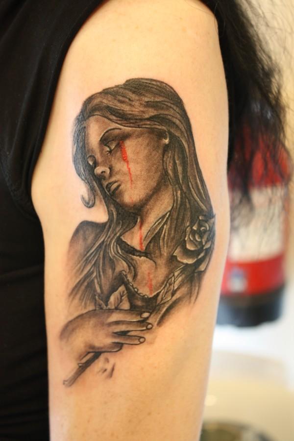 Visage femme
