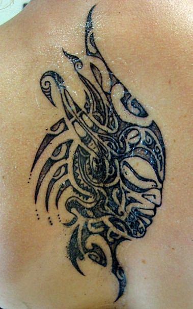 Visage maori