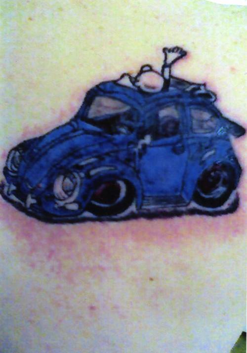 Photo de voiture, tatouage, voiture